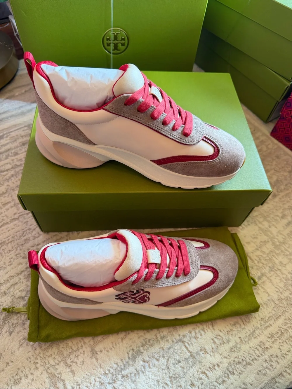 Tory Burch Good Luck Trainer Sneakers